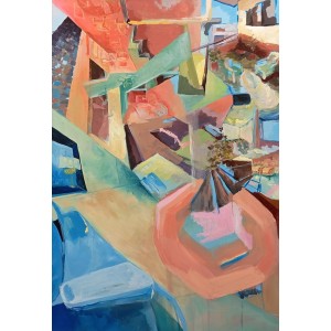 Zehra Fatima Qazi, 24 x 36 Inches, Acrylic On Canvas, AC-ZFQ-003 Zehra Fatima Qazi, 24 x 36 Inches, Acrylic On Canvas, AC-ZFQ-003